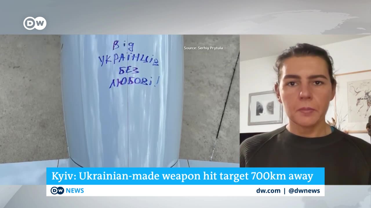 Ukrainians made weapon hit target 700km away