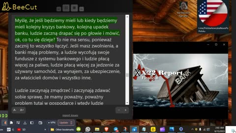 X22 RAPORT🔴094a - Zaufanie do systemu bankowego spada, Fed osiągnął punkt krytyczny