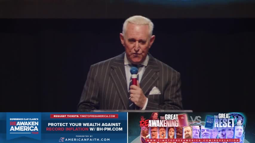 ReAwaken America – Manheim Pennsylvania - Day 1 – Roger Stone