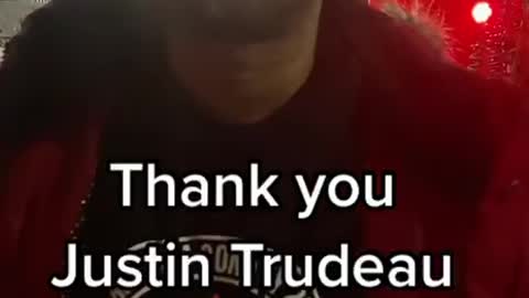 Protestor thanks Trudeau for uniting Canadians “What you meant for evil, God meant for good”