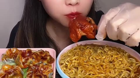 chinese women eating a food#eating video#chinese video"#