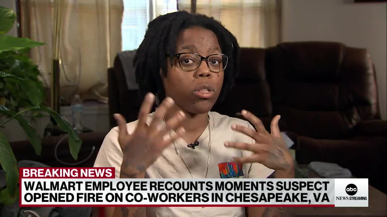 Walmart employee recounts deadly Virginia shooting