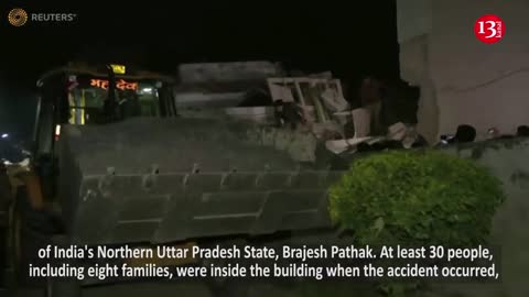 Building collapses in India - large number of people pulled out from under rubbles, deaths reported