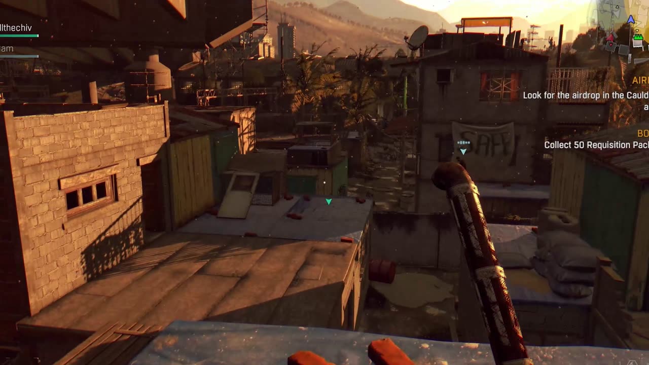 Dying Light- body under the bridge.