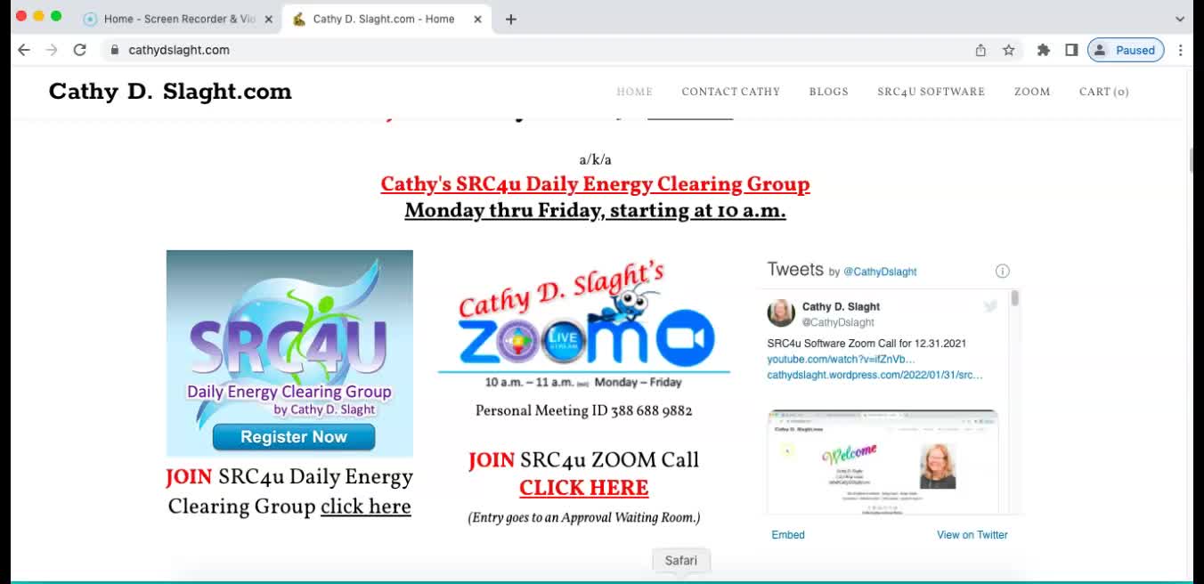 SRC4U Software Zoom Call 4 15 2022 by Cathy D. Slaght