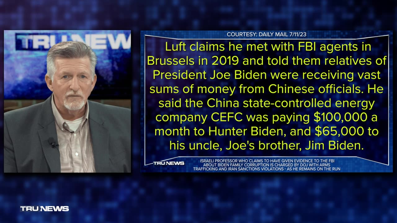 DOJ Arrests Whistleblower Who Knows About Chinese Money to Bidens