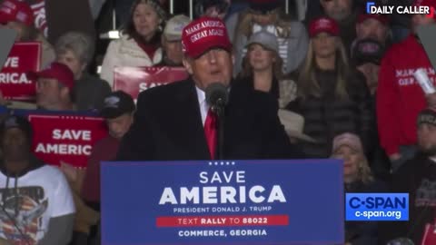 Here's What You Missed From Trump's Rally In Georgia