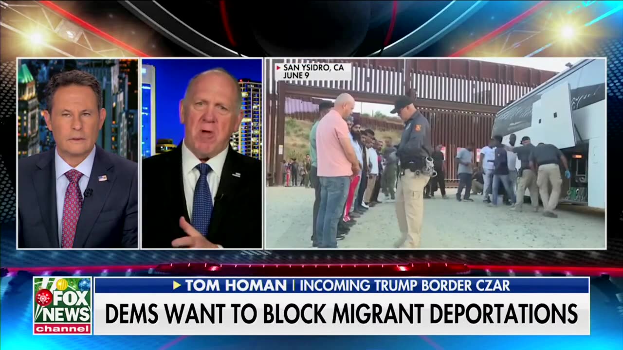 Tom Homan Sends Clear Message To ACLU's 'Gameplan' Attempting To Block Trump's Mass Deportation