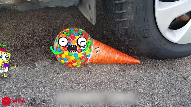 Please No Crushing Spongebob vs Trailer with Many Cars Crushing Crunchy & Soft Things by Car