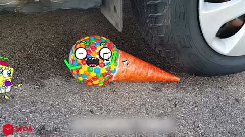 Please No Crushing Spongebob vs Trailer with Many Cars Crushing Crunchy & Soft Things by Car