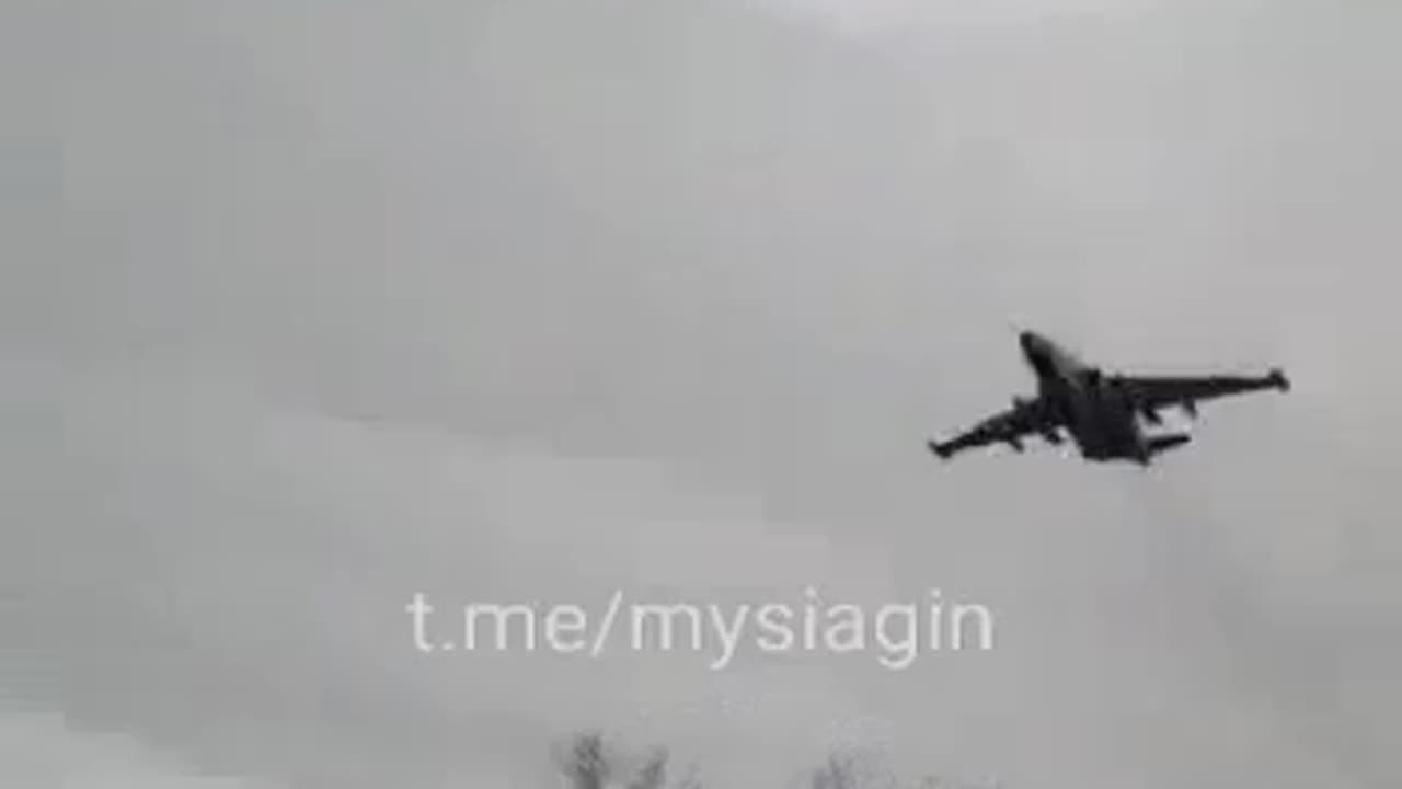 Ukrainian Su25 Flyover