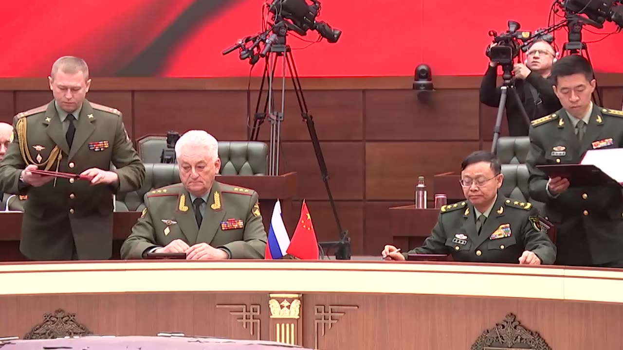 Russia and China sign a Memorandum of Understanding between the Military Academy