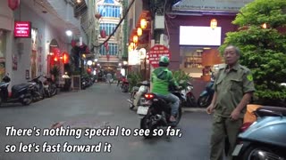 June 2022, A lot of girls left from Massage Street of Little Tokyo in Saigon, Vietnam