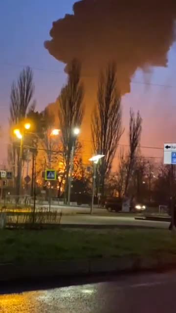 Ukraine War - Their are no victims of a fire at an oil depot in Bryansk