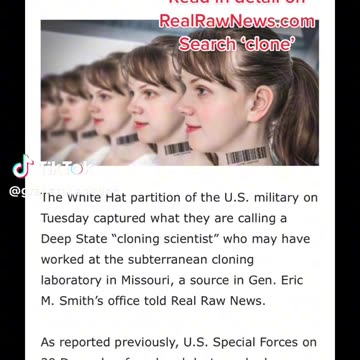 Graham Hodsdon - Deep state clones Read and decide for yourself..