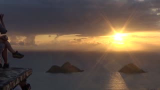 Kailua, HI — Lanikai Pillboxes - Sunrise