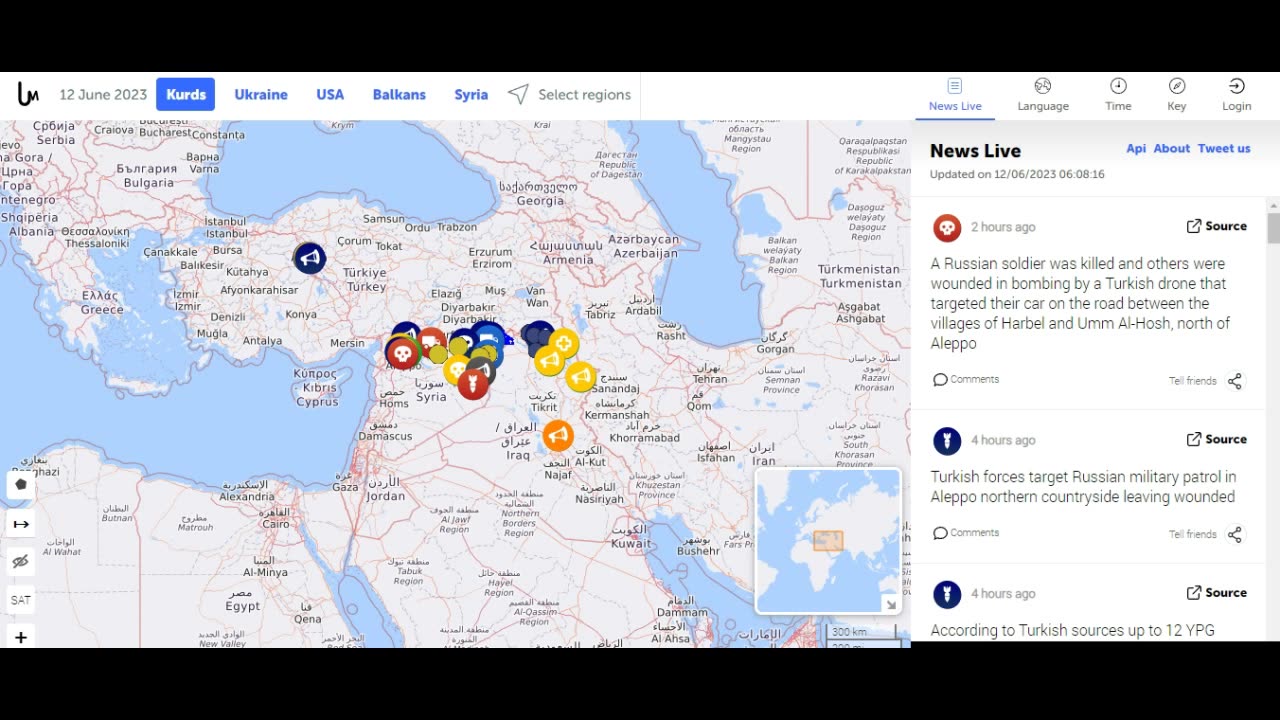 Middle East Update: New US Base, Clashes between Kurds & Turkey, US CPI, Fed Hikes, Bitcoin Crash!