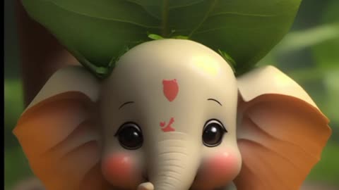 Cute bal ganesh ji🙏🙏🙏