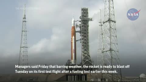 Storm may delay launch try for NASA moon rocket