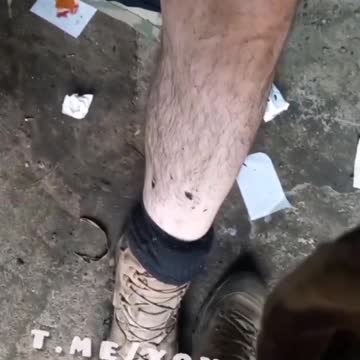 Wounded Ukrainian soldiers in Bakhmut