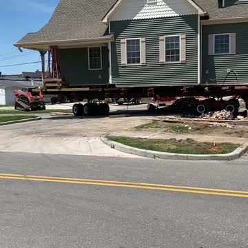 The art of moving a house…