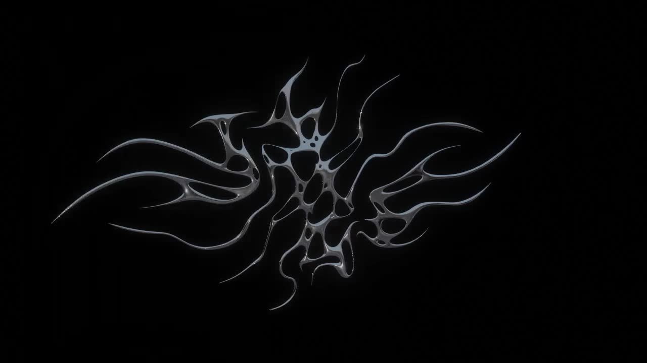3D Chrometype Blender Abstract Shape Vol.9
