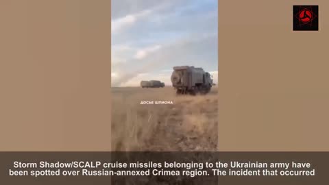 Moment Ukrainian cruise missiles fly over Russians’ gathering point in Crimea - Invaders are in fear