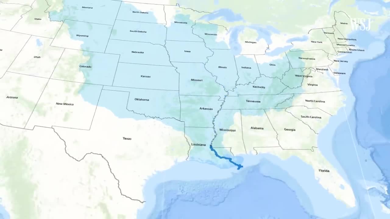 The Mississippi River Is Drying Up, Disrupting a Vital Supply Lane | WSJ