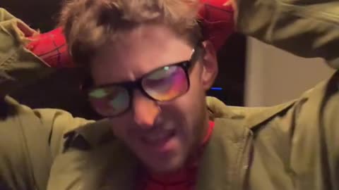 The boy sings like a cowboy