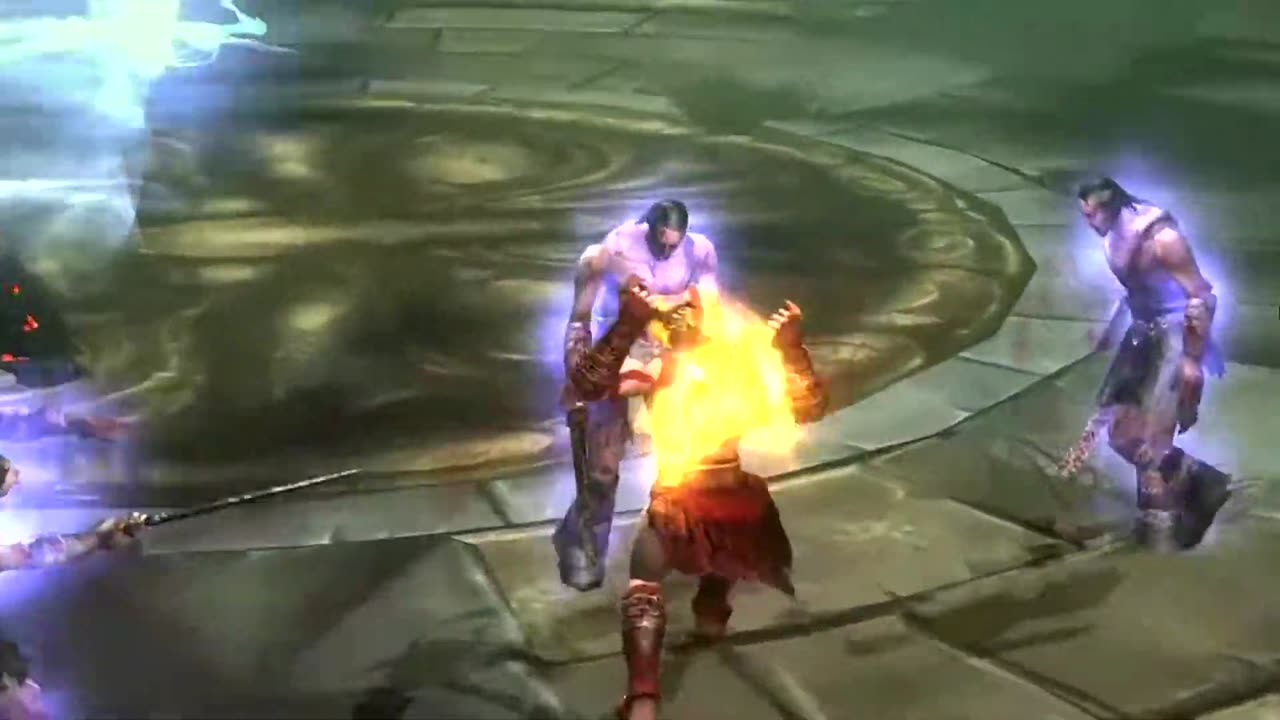 God of War 2 Kratos vs Barbarian King Very Hard