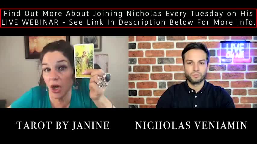 TAROT BY JANINE DISCUSSES LAWSUITS, FAKE NEWS AND OFF WORLD WITH NICHOLAS VENIAMIN