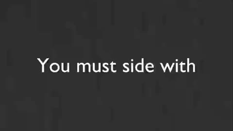 You must side with one team
