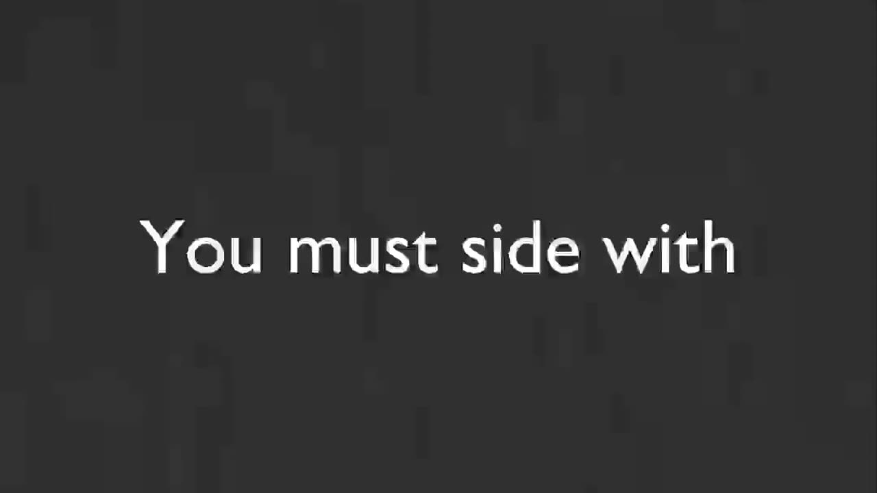 You must side with one team