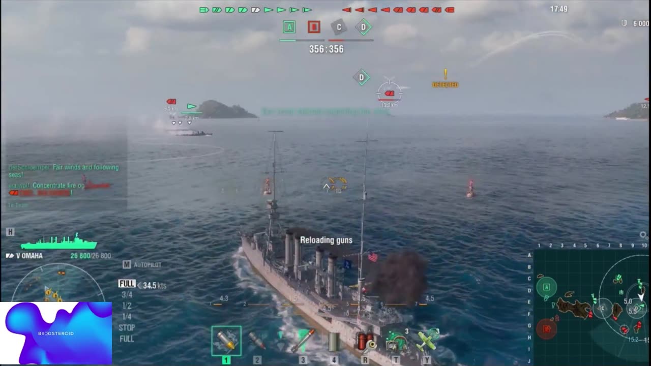 World of Warships #boosteroid, #boosteroid_cloud_gaming, #boosteroid_gameplay #worldofwarships