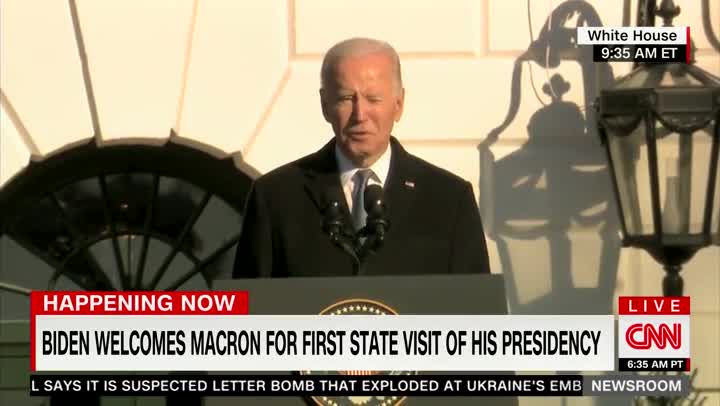 In Address with President Macron, Biden Praises ‘Marcus Lafayette’