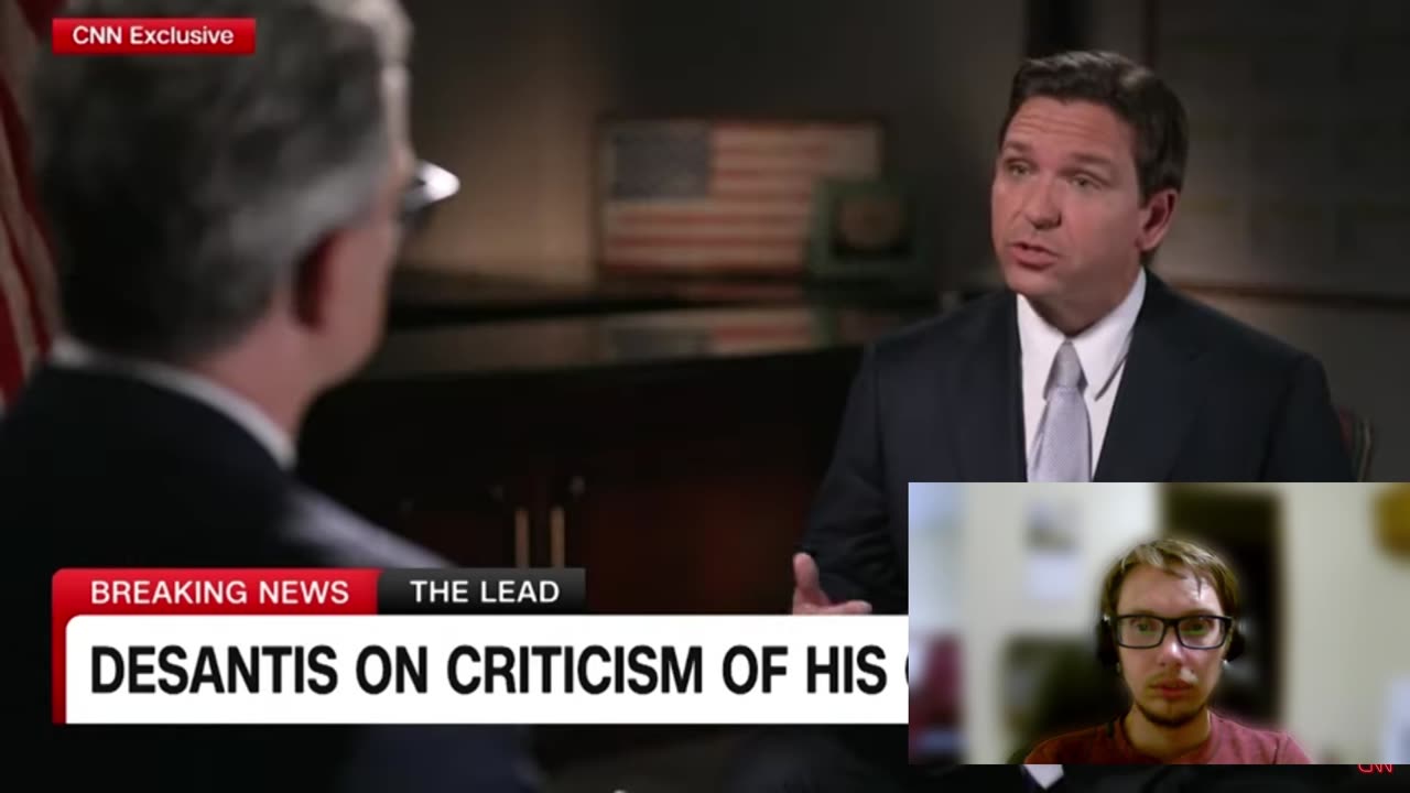 Reacting to Tapper Interview DeSantis