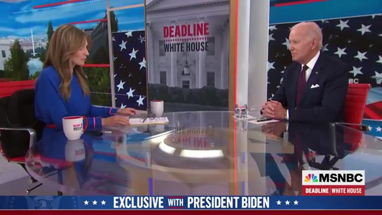 EXCLUSIVE: Watch President Biden's full interview with MSNBC's Nicolle Wallace