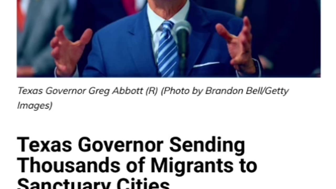Texas Governor's Controversial Move Sends Illegal Migrants to Sanctuary Cities