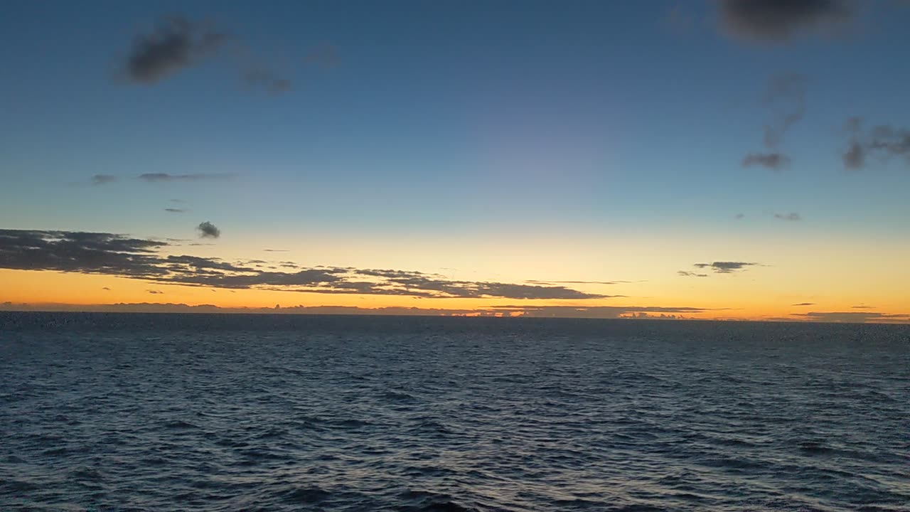 Sunset in Mexico from celebrity eclipse November 29th 2023