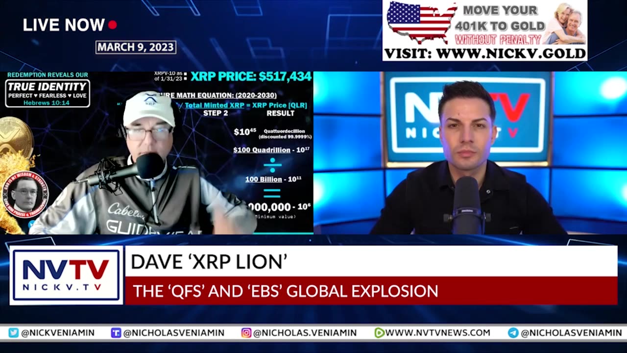 Part 1 - Dave 'XRP Lion' Discusses QFS EBS Global Explosion