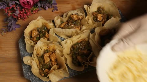 Crispy Chicken Cups Recipe