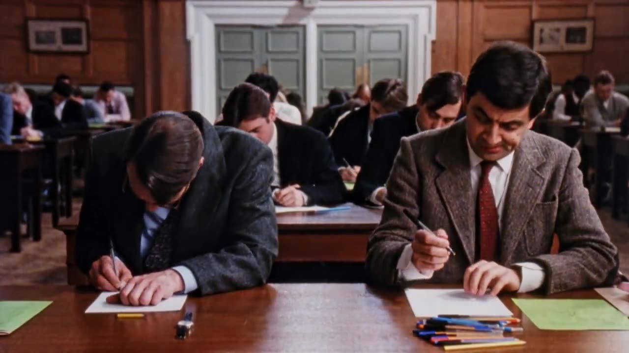 Mr Bean Takes An Exam