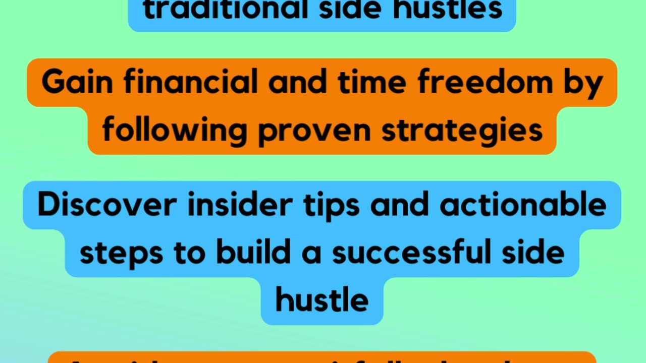 Unlock Time and Financial Freedom through The Ultimate Side Hustle