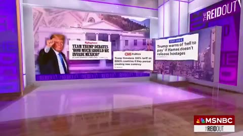 Incredible! Joy Reid is mad that Donald Trump is being mean to Hamas!