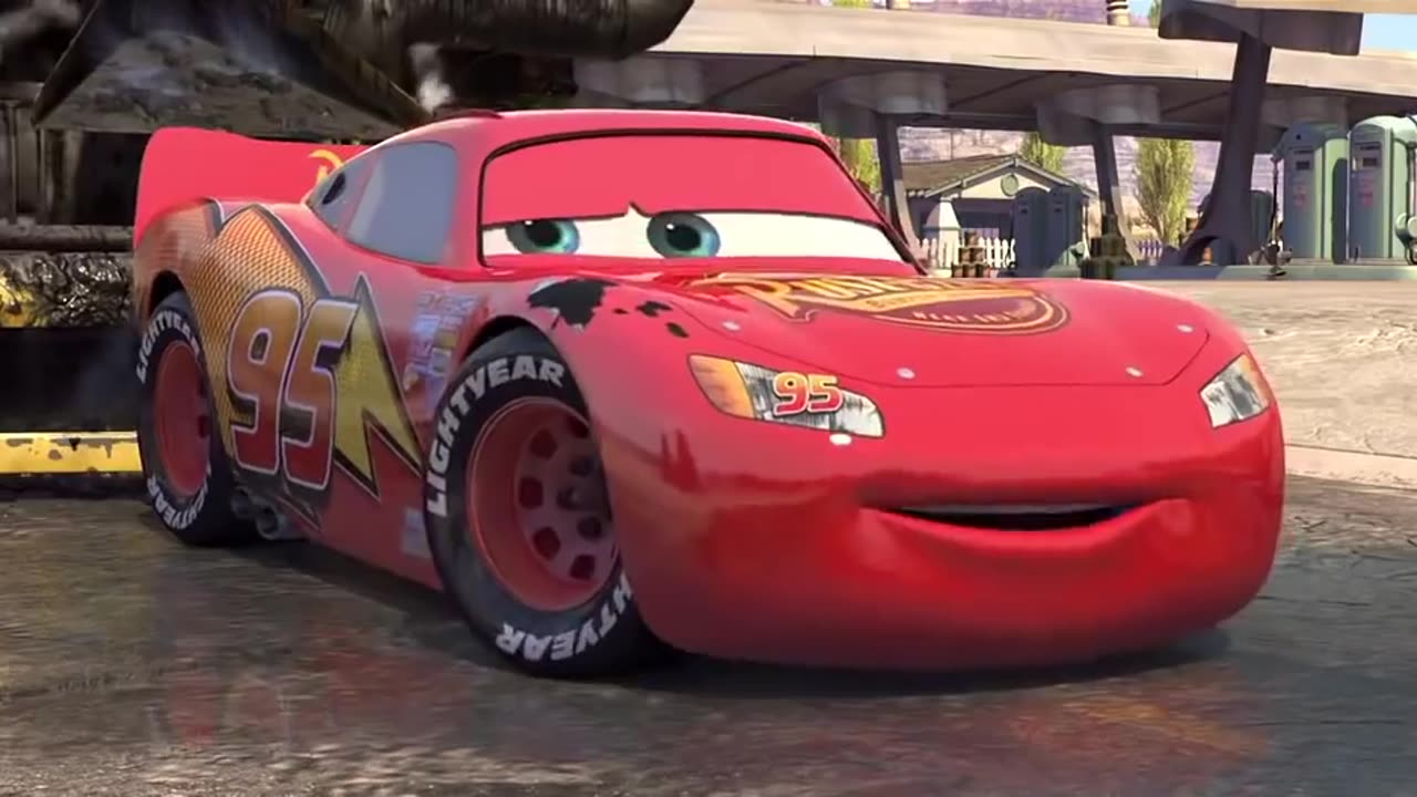 Cars but everytime lightning McQueen is seen it gets faster.