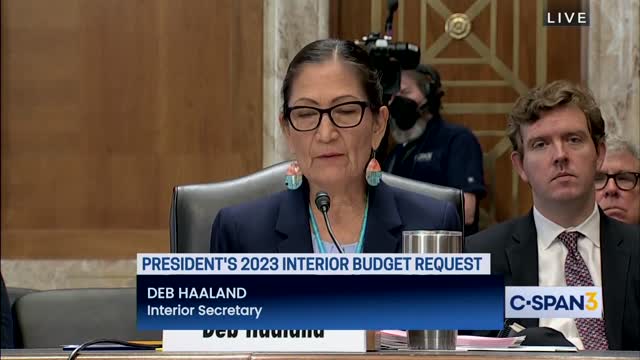 Staff Furiously Scrips Notes For Biden’s Interior Sec. Deb Haaland