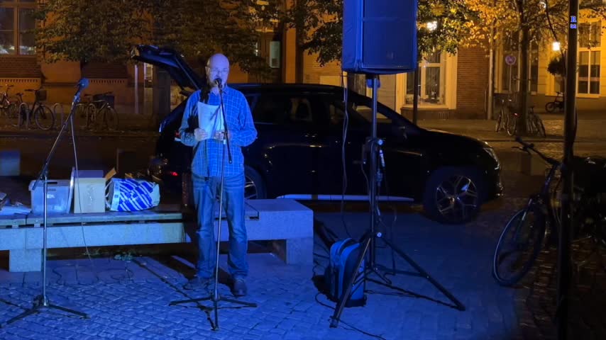 Greifswald - Uwe - Eröffnung und Redebeitrag 17-10-2022