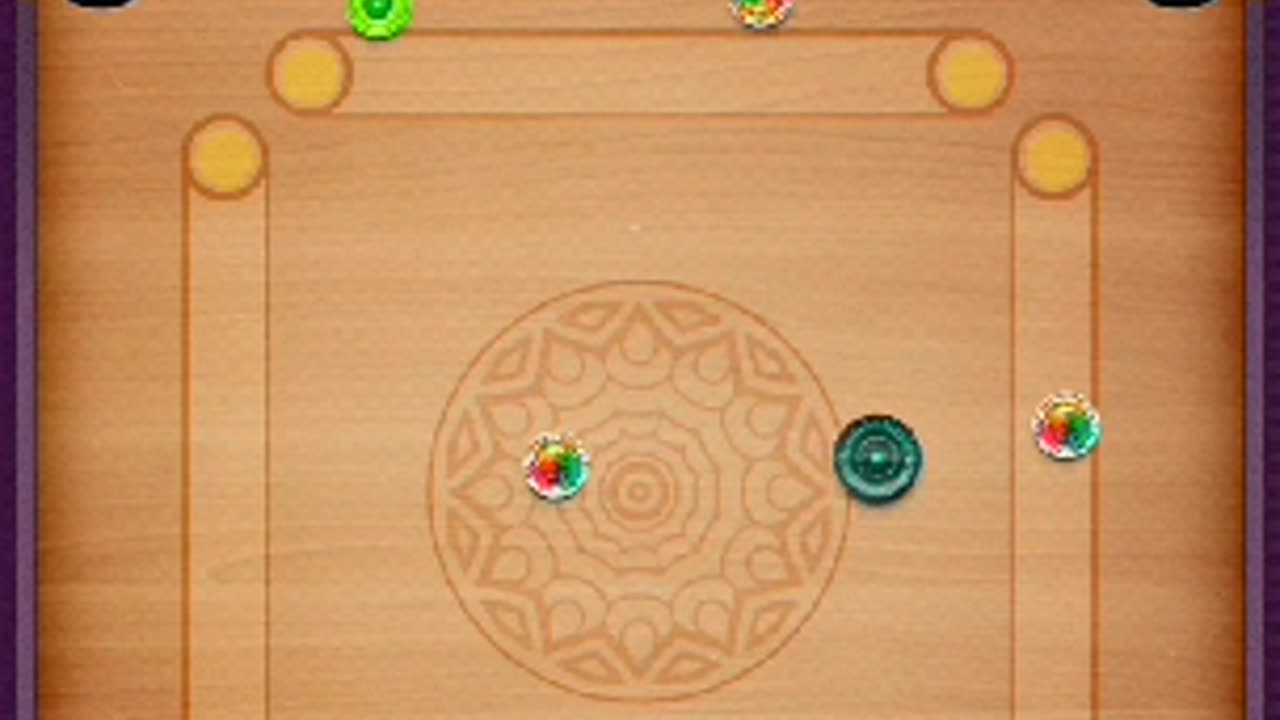 Carrom pool new shot and tricks (pot short)😈