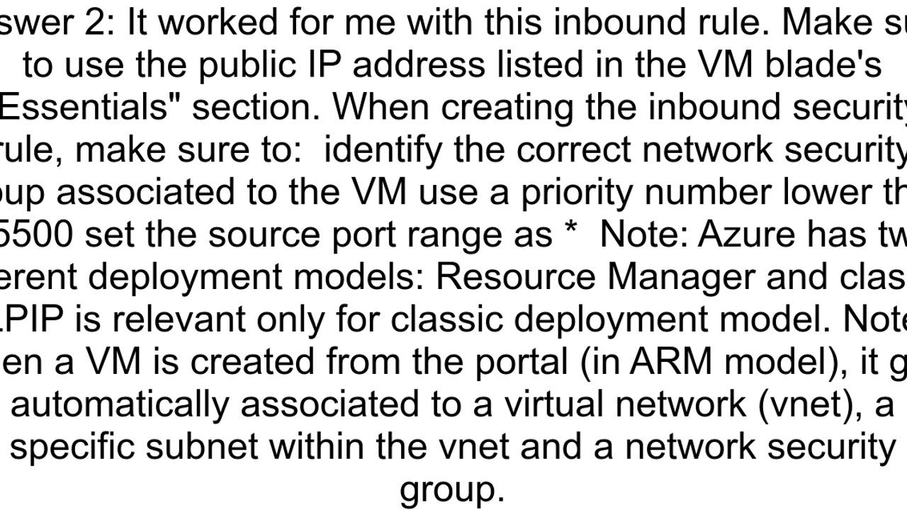 Routing TCP traffic to port 8080 on Azure VM