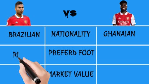 CASEMIRO VS THOMAS PARTEY COMPARISON